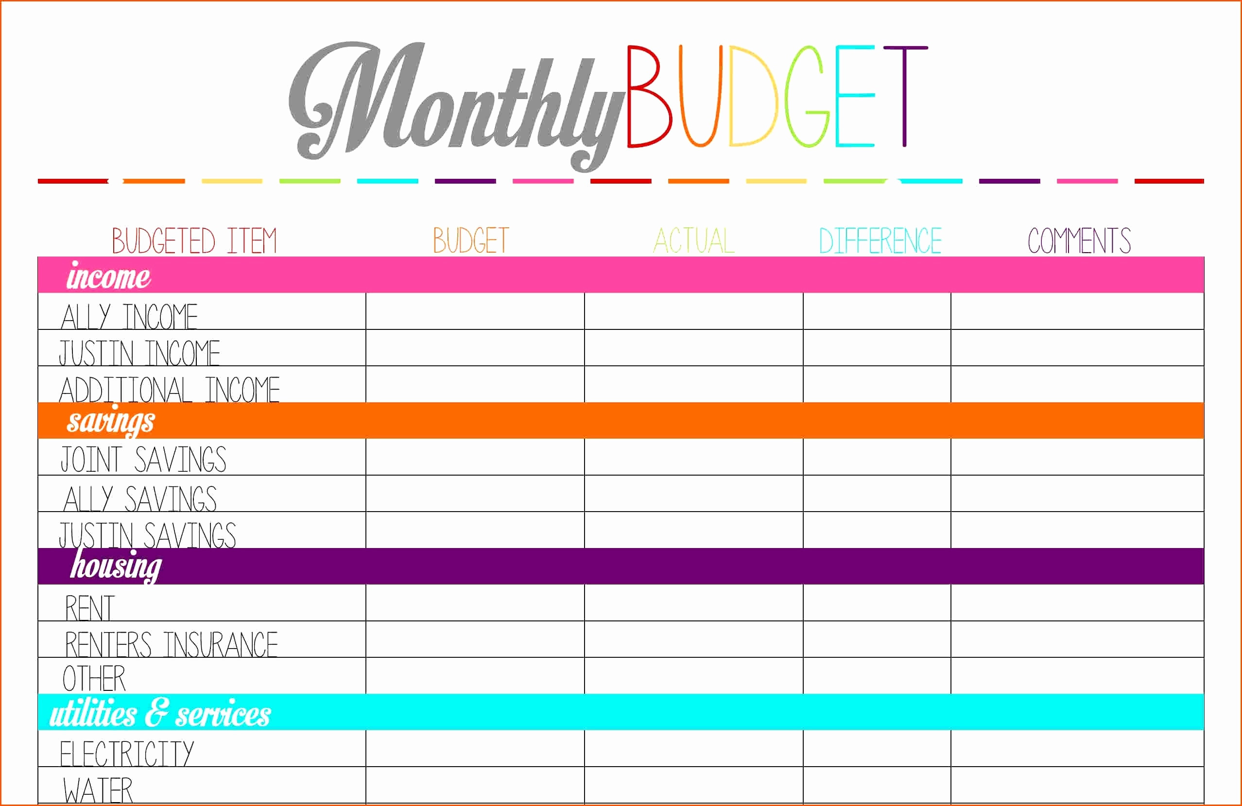 50 30 20 Budget Spreadsheet Monthly Guidelines How Do I My Money 