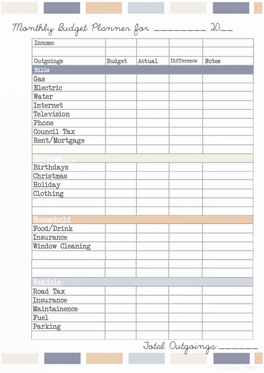 Concert Budget Template from hairfad.com