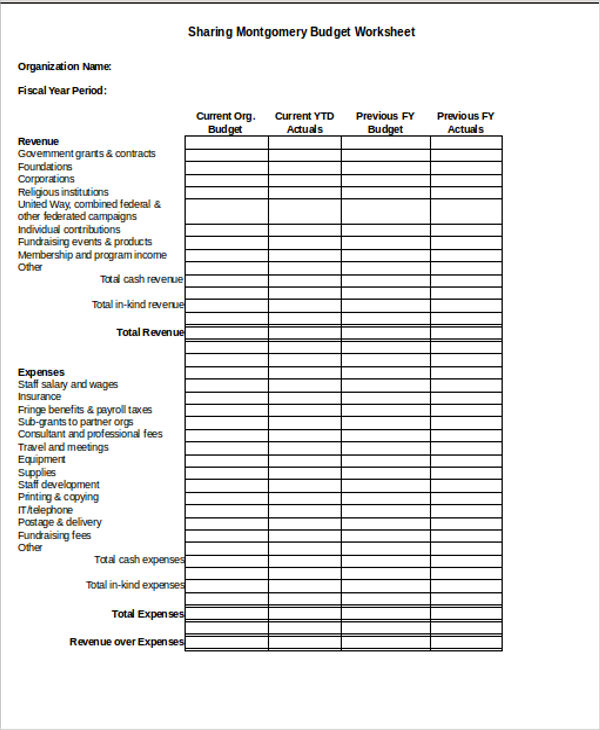 12+ Operating Budget Templates   Word, PDF, Excel | Free & Premium 