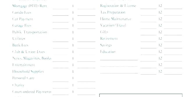 Free Monthly Budget Template Cute Design In Excel Worksheet 