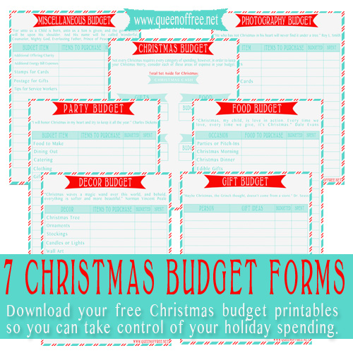 Christmas Shopping Budget Template in Excel Christmas Shopping Budget Template in Excel