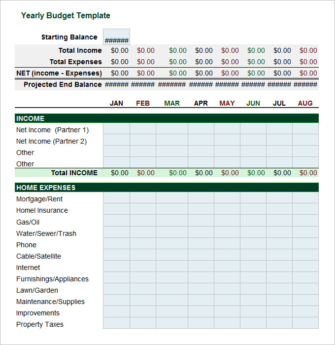 20+ Budget Templates for Excel   Vertex42.com