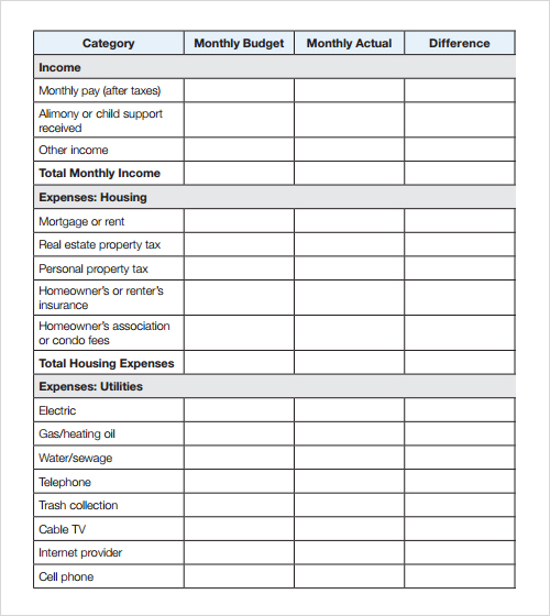 condo association budget template simple expenses template excel 