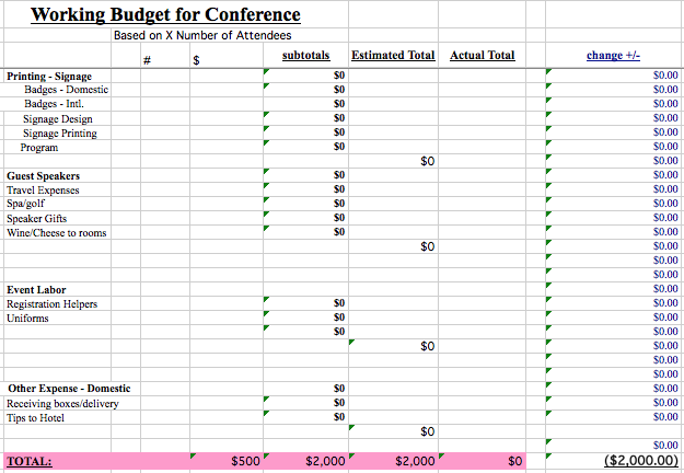 We Found All the Best Event Budget Templates | Guidebook