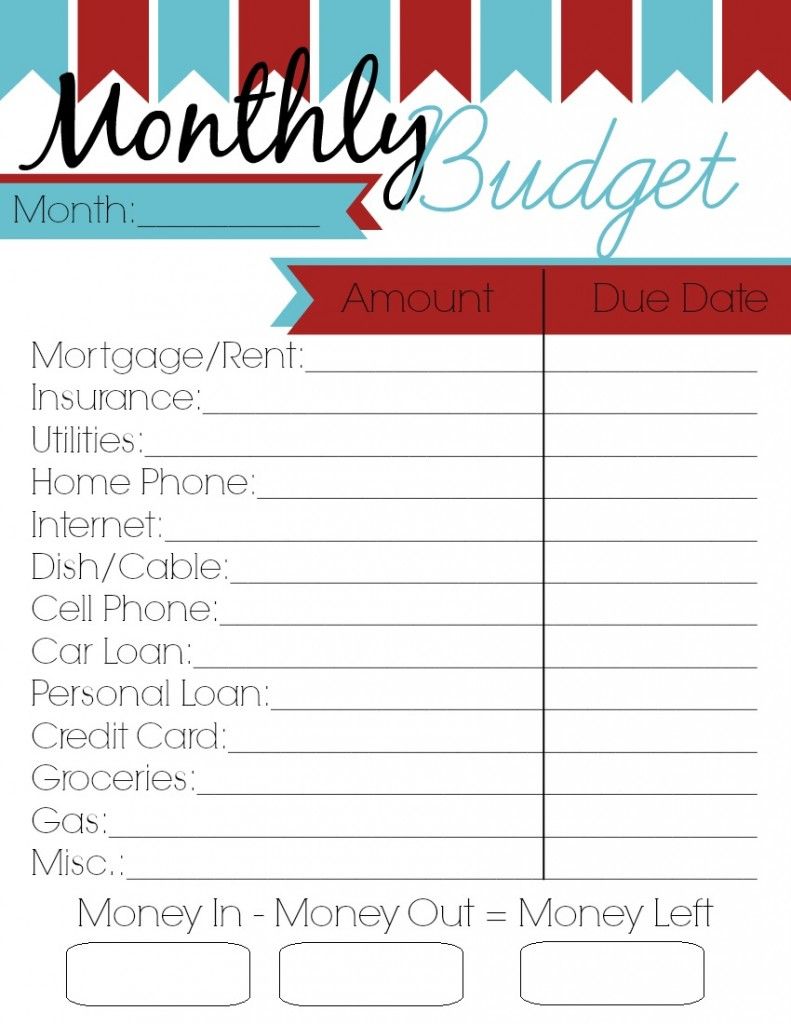 003 Cute Monthly Budget Template Impressive Ideas ~ Nouberoakland