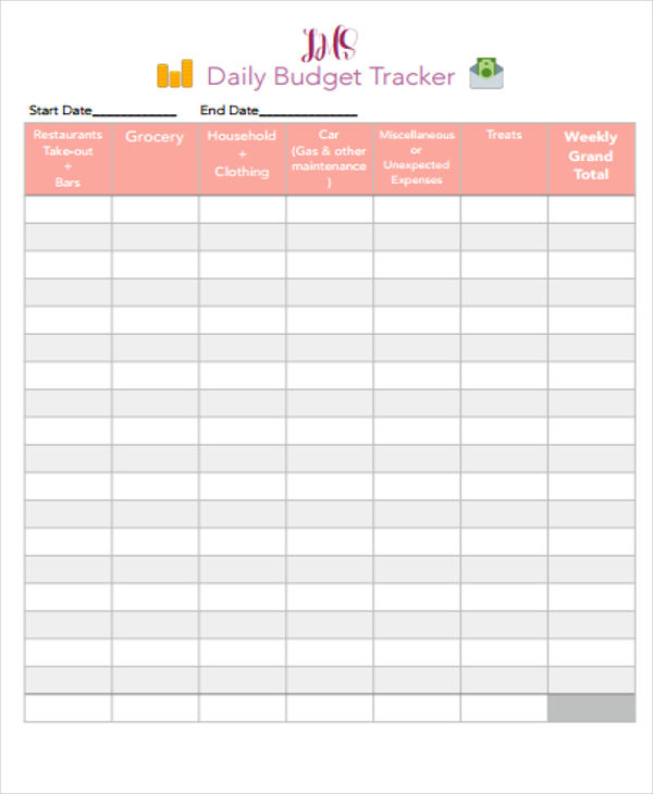 8+ Daily Budget Templates Free Sample, Example Format Download 8+ Daily Budget Templates Free Sample, Example Format Download