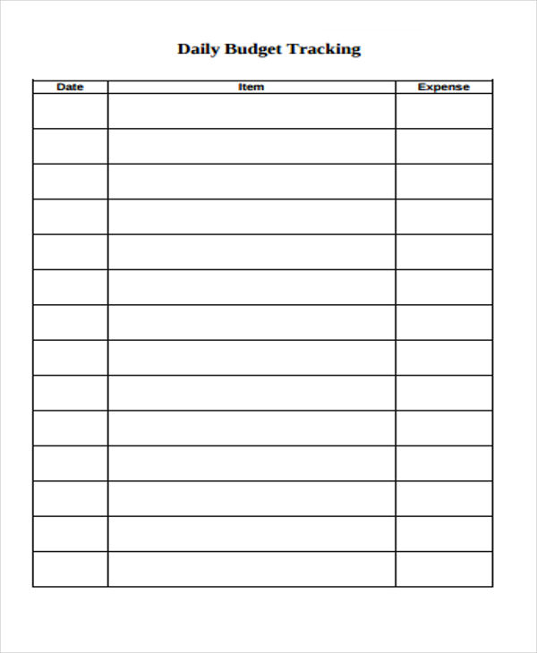 8+ Daily Budget Templates Free Sample, Example Format Download 8+ Daily Budget Templates Free Sample, Example Format Download