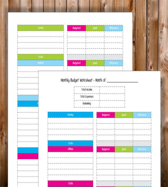 12+ Simple Budget Templates   Free Sample, Example, Format 