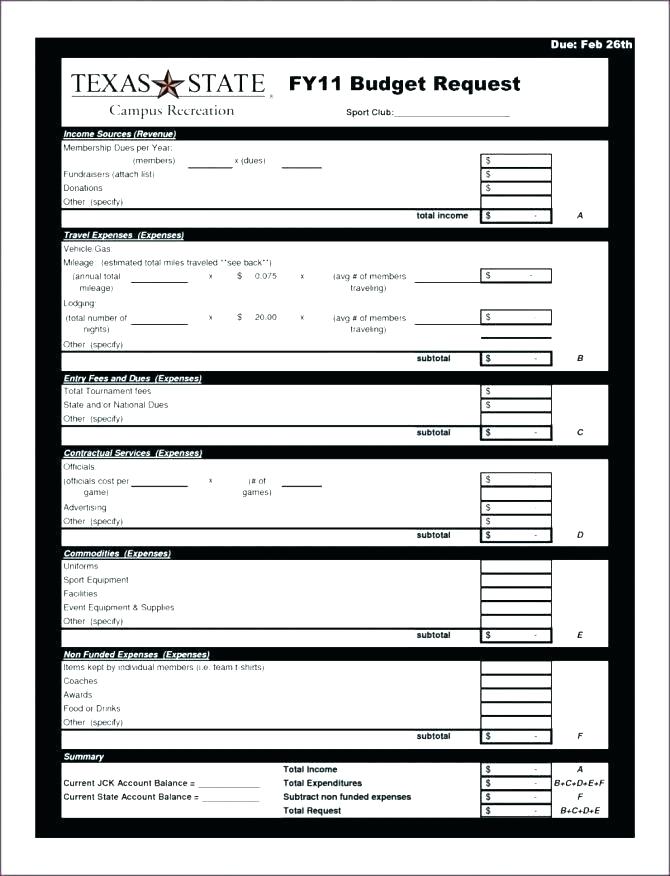 Festival Budget Template Music Event Planning Examples On Tour