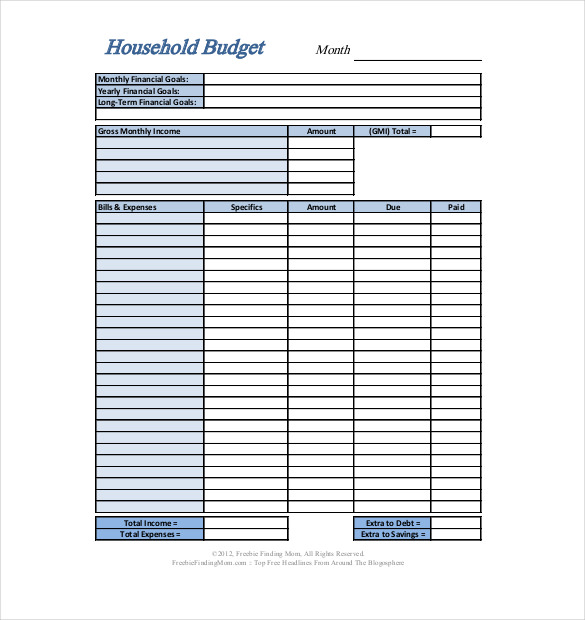 Personal Budget Template   13+ Free Word, Excel, PDF Documents 