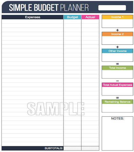 Free Monthly Budget Template for Homesteaders | Amazing Random 
