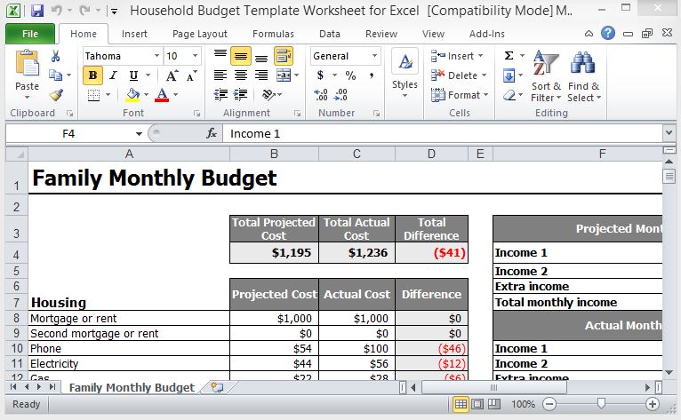 20+ Budget Templates for Excel   Vertex42.com