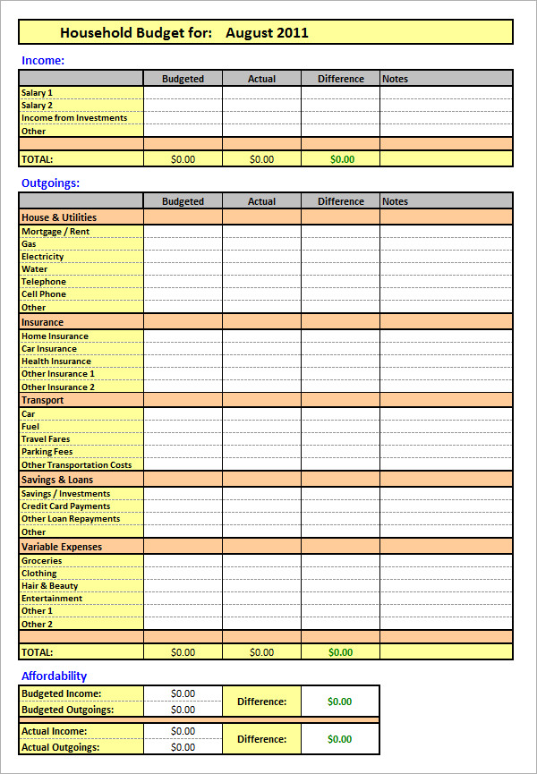 basic home budget   Sazak.mouldings.co