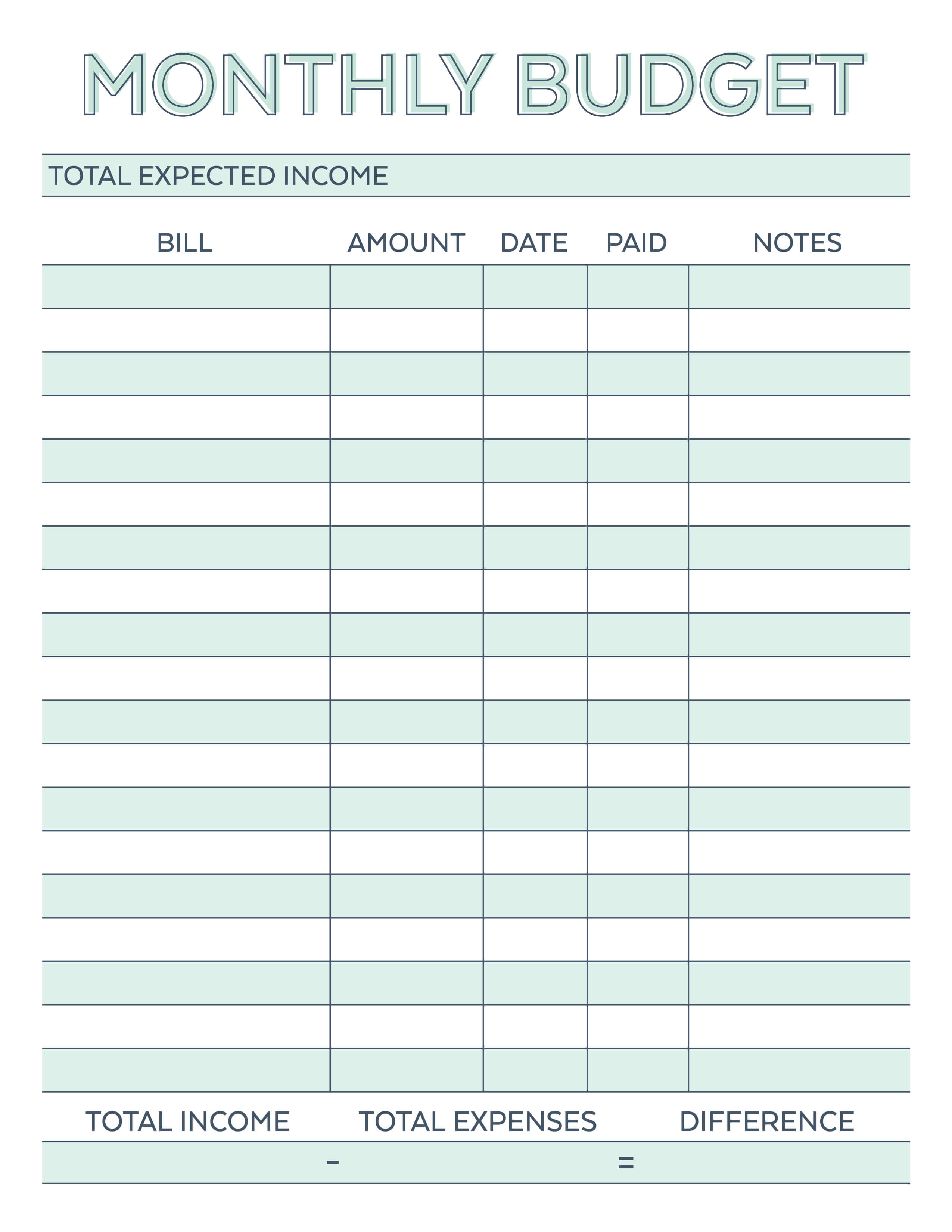 budget organizer printable   Sazak.mouldings.co