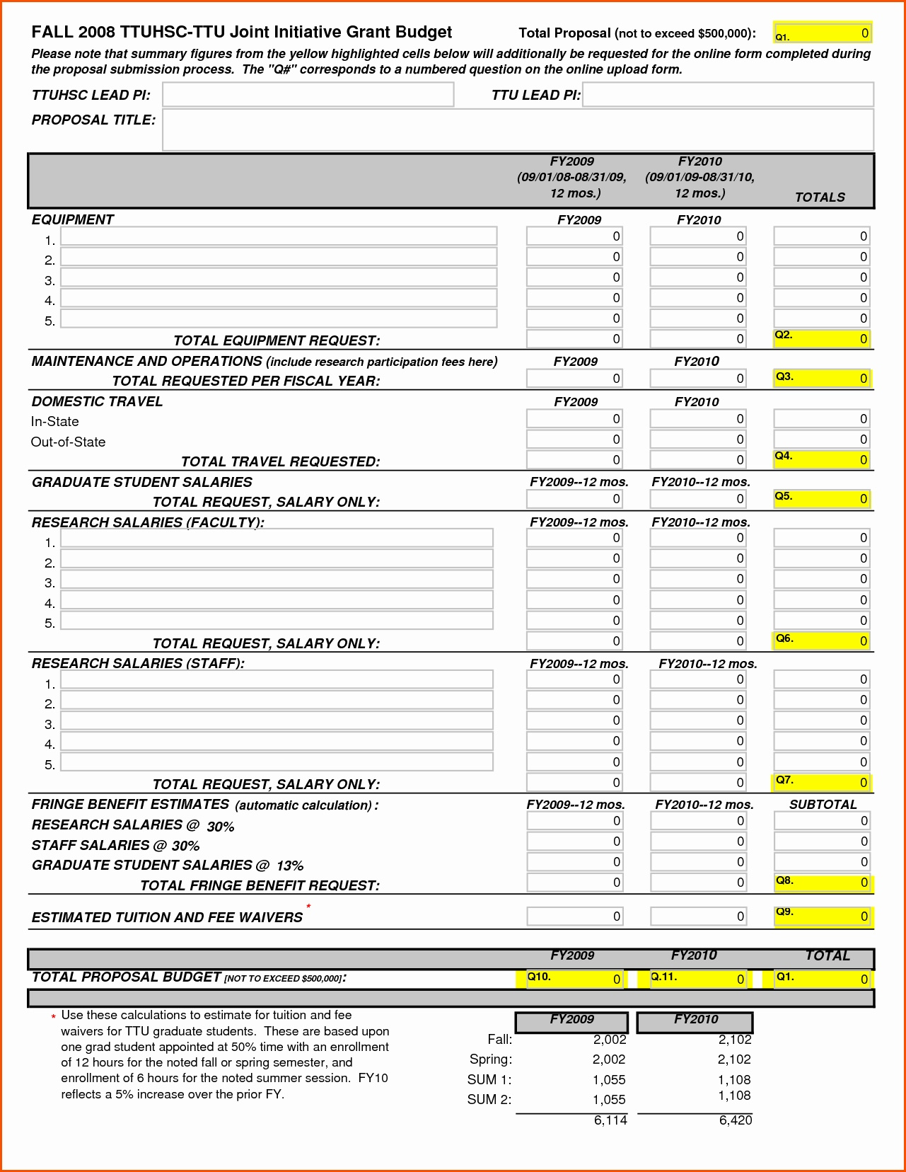 003 Grant Budget Template Excel Of Plan Archaicawful Templates 