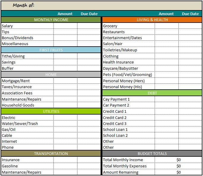 Beauty Salon Budget Template   CFOTemplates.com