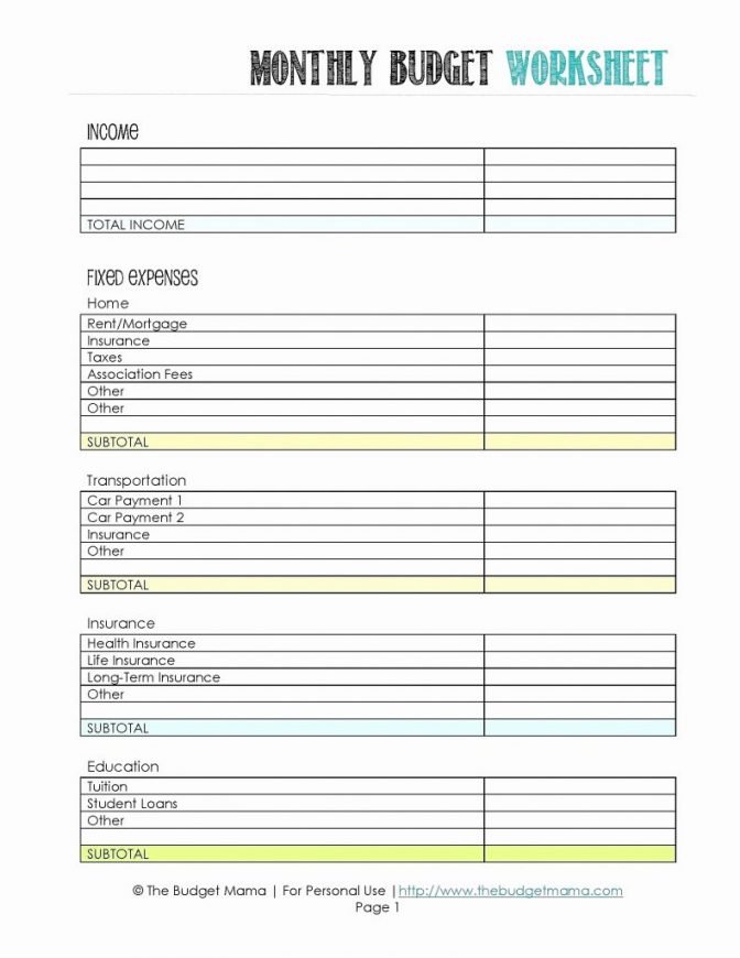 Hair Salon Budget Template Template Creator