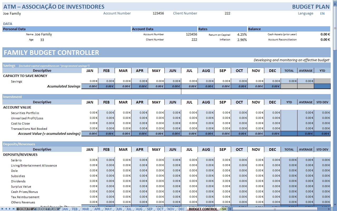 010 Home Budget Spreadsheet Templates Fascinating Plan Google Doc 