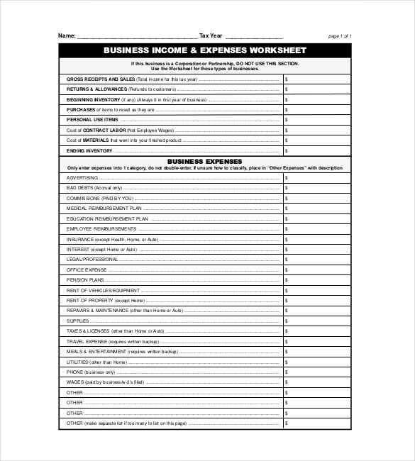 11+ Expenditure Budget Templates  Word, PDF, Excel | Free 