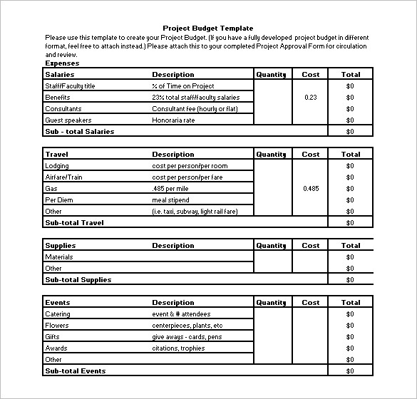 33+ Budget Templates   Word, Excel, PDF | Free & Premium Templates