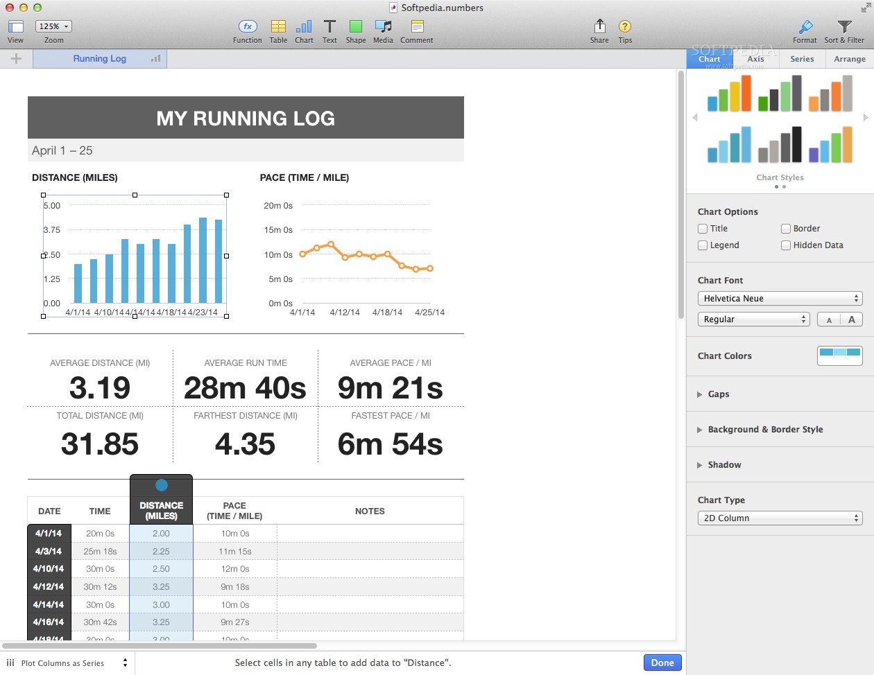 iWork '09 vs Office for Mac 2011 Numbers 'Personal Budget 