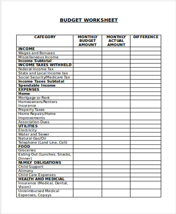 12+ Operating Budget Templates   Word, PDF, Excel | Free & Premium 