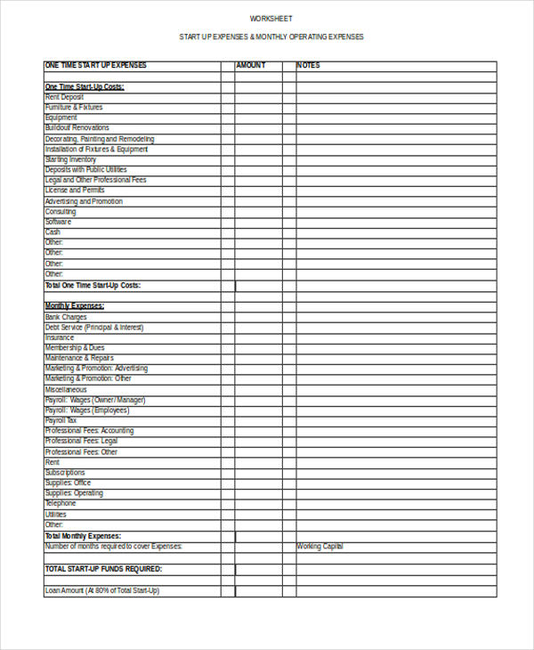 12+ Operating Budget Templates   Word, PDF, Excel | Free & Premium 