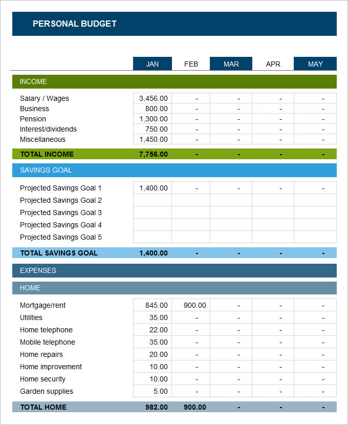 5+ Yearly Budget Templates  Word, Excel, PDF | Free & Premium 