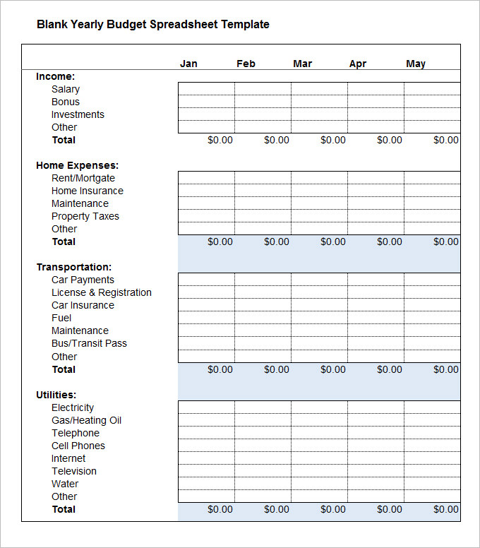 5+ Yearly Budget Templates Word, Excel, PDF | Free & Premium 5+ Yearly Budget Templates Word, Excel, PDF | Free & Premium