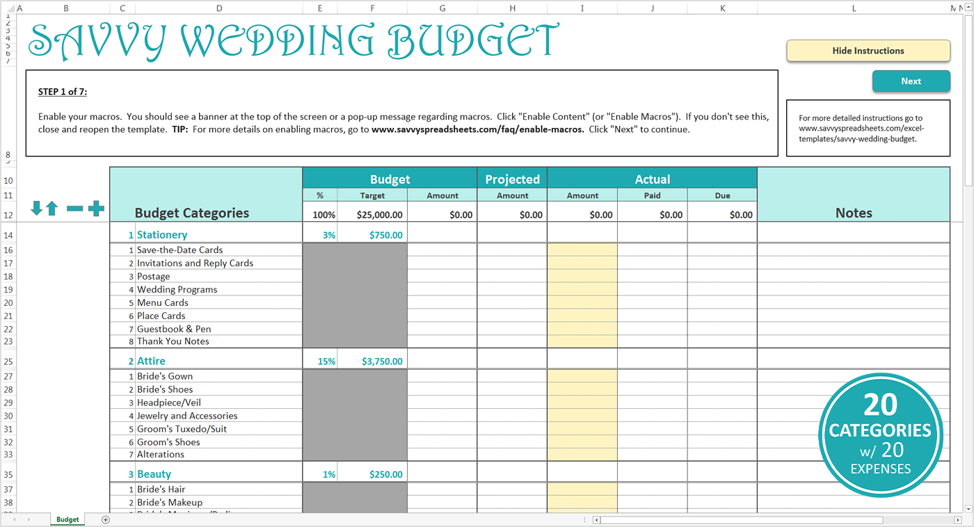 Wedding Budget Template For Excel Burge Bjgmc Tb Org