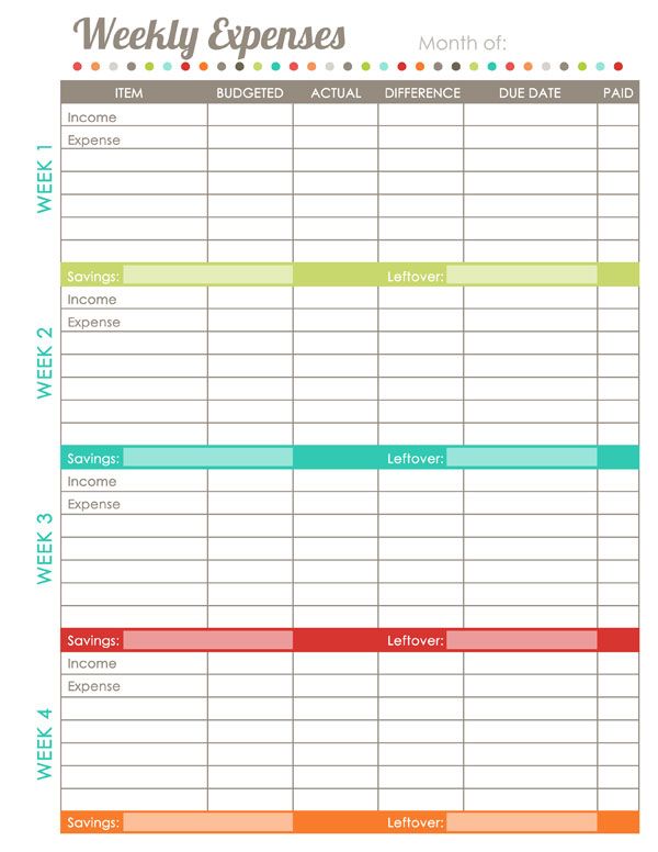 011 Plans Simple Weekly Budget Frightening Template Plan Templates 