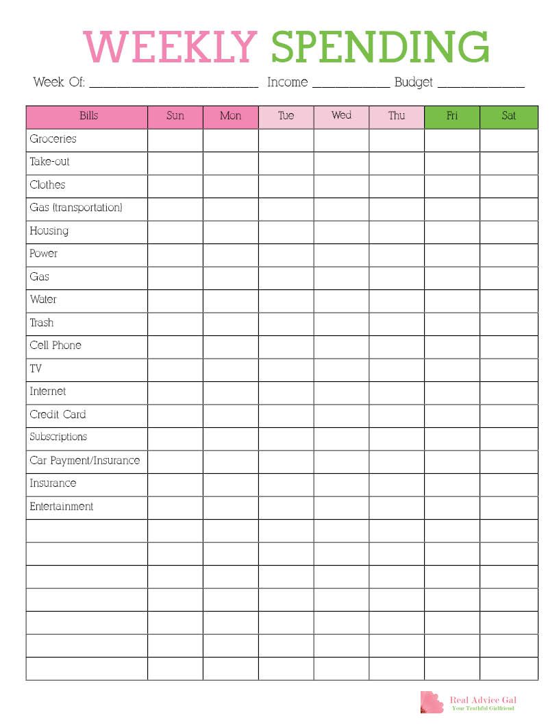 004 Plan Templates Weekly Household Budget Template Fascinating Bi 