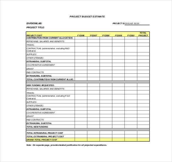 Project Budget Template (Excel)   Have your budget ready in 15 minutes