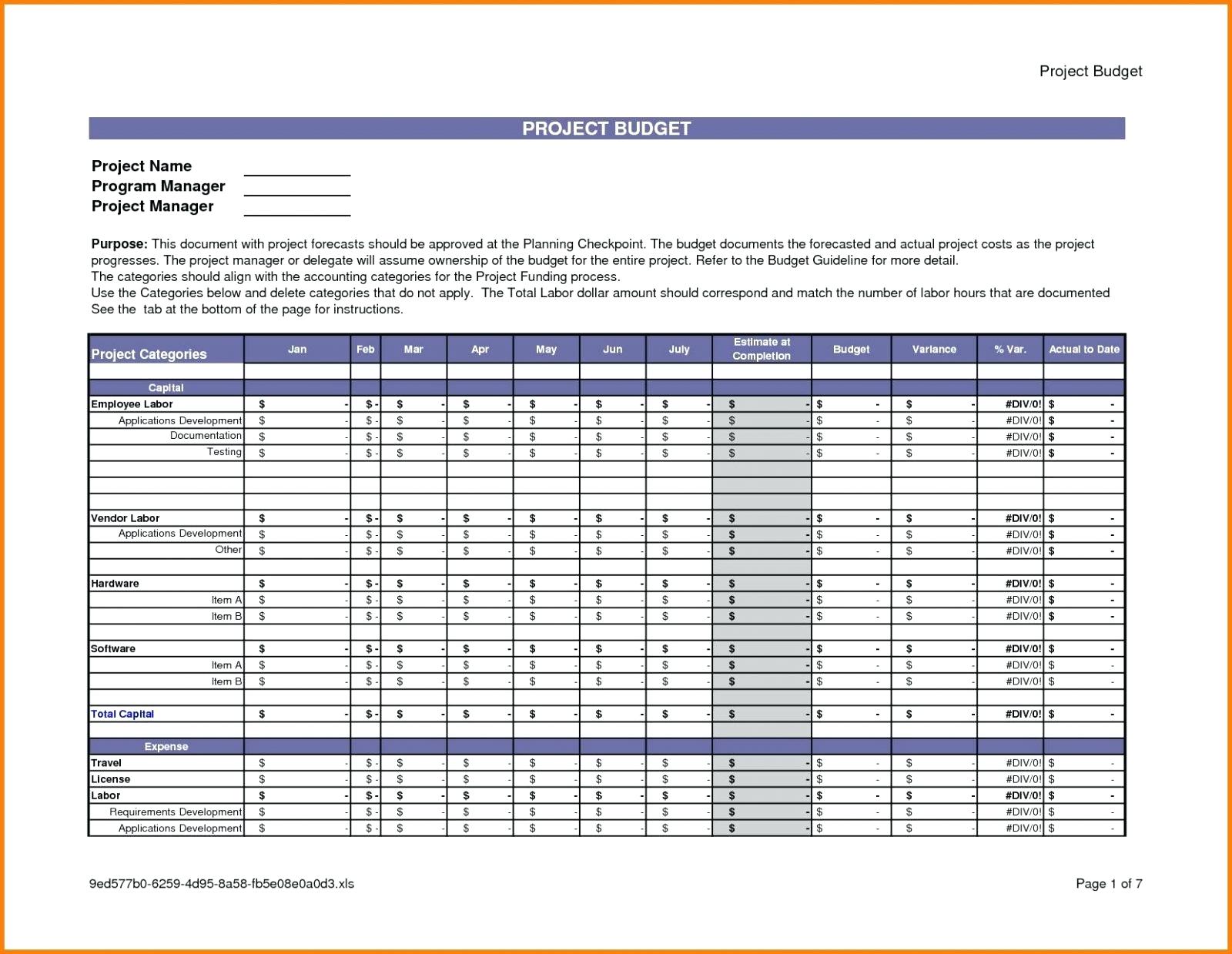 Project Budget Template — ProjectManager.com