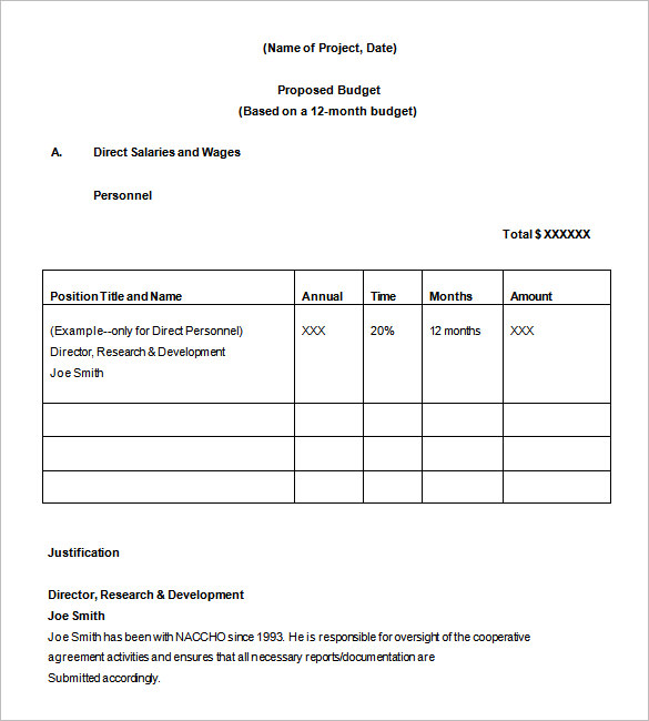 17+ Project Budget Templates   Docs, PDF, Excel | Free & Premium 