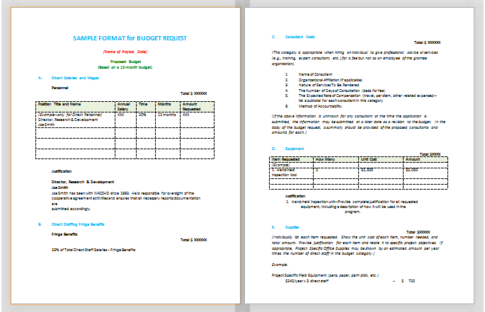 Budget Proposal Template   22+ Free Sample, Example, Format 