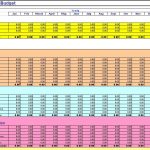 Excel Calendar Budget Template Template Creator